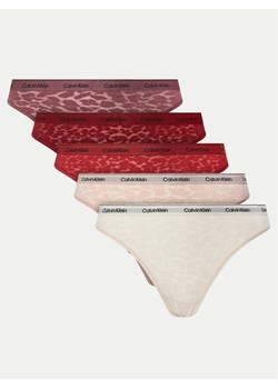 Calvin Klein Underwear Komplet 5 par fig klasycznych 000QD5253E Kolorowy ze sklepu MODIVO w kategorii Majtki damskie - zdjęcie 182763770