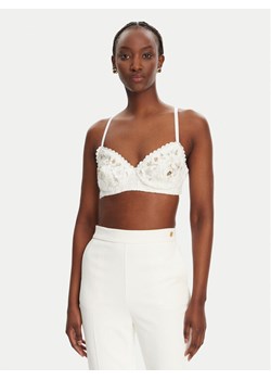 Elisabetta Franchi Top RG00252E2 360 Biały Slim Fit ze sklepu MODIVO w kategorii Bluzki damskie - zdjęcie 182763772