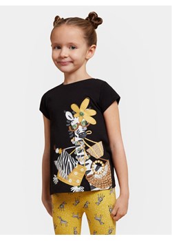 Mayoral T-Shirt 3090 Czarny Regular Fit ze sklepu MODIVO w kategorii Bluzki dziewczęce - zdjęcie 182763830