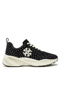 Tory Burch Sneakersy Good Luck Studded Trainer 161961 Czarny ze sklepu MODIVO w kategorii Buty sportowe damskie - zdjęcie 182763834
