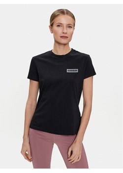 Napapijri T-Shirt Iaato NP0A4HWU Czarny Regular Fit ze sklepu MODIVO w kategorii Bluzki damskie - zdjęcie 182763924