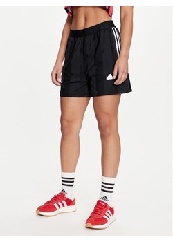adidas Szorty sportowe Tiro Cut 3-Stripes IX3502 Czarny Regular Fit ze sklepu MODIVO w kategorii Szorty - zdjęcie 182764091