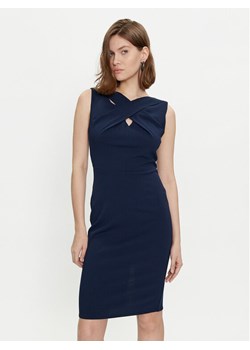 Rinascimento Sukienka koktajlowa CFC0118081003 Granatowy Slim Fit ze sklepu MODIVO w kategorii Sukienki - zdjęcie 182764100