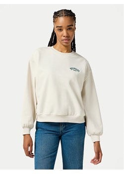 Wrangler Bluza 112356457 Écru Oversize ze sklepu MODIVO w kategorii Bluzy damskie - zdjęcie 182764243