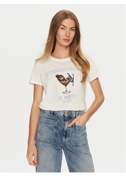 ViCOLO T-Shirt RS0056 Écru Regular Fit - id: 0000304906886 - marki Vicolo - 182764264 ViCOLO T-Shirt RS0056 Écru Regular Fit ze sklepu MODIVO w kategorii Bluzki damskie - zdjęcie 182764264