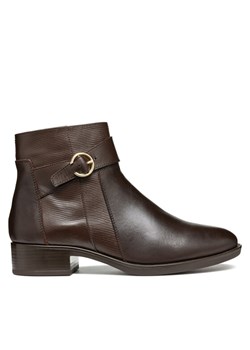 Geox Botki D Felicity D46G1A 04304 C6021 Brązowy ze sklepu MODIVO w kategorii Botki - zdjęcie 182764344