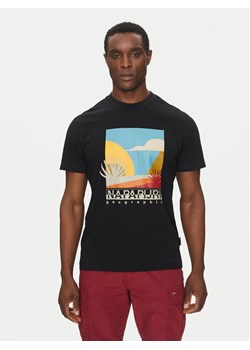 Napapijri T-Shirt S-Arbia NP0A4IE3 Czarny Regular Fit ze sklepu MODIVO w kategorii T-shirty męskie - zdjęcie 182764653