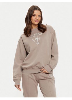 Guess Bluza V5RQ12 KC3D2 Szary Regular Fit ze sklepu MODIVO w kategorii Bluzy damskie - zdjęcie 182764664