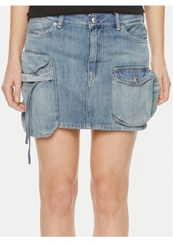 Replay Spódnica jeansowa W9934 .000.794 Niebieski Regular Fit ze sklepu MODIVO w kategorii Spódnice - zdjęcie 182764911