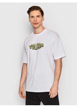 Volcom T-Shirt Crusher A4312205 Biały Loose Fit ze sklepu MODIVO w kategorii T-shirty męskie - zdjęcie 182765043