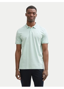 Tom Tailor Denim Polo 1045587 Zielony Regular Fit ze sklepu MODIVO w kategorii T-shirty męskie - zdjęcie 182765053