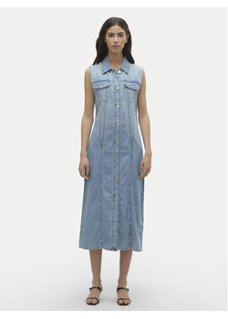 Vero Moda Sukienka jeansowa Zadie 10309673 Niebieski Regular Fit ze sklepu MODIVO w kategorii Sukienki - zdjęcie 182765054