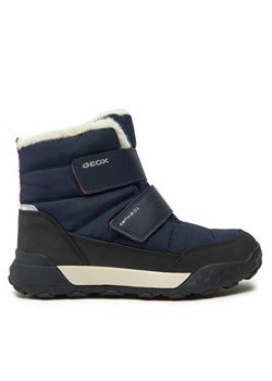 Geox Śniegowce J Trekkyup Girl B Ab J46M7B 0FU50 C4002 D Granatowy - id: 0000304066634 - marki Geox - 182765133 Geox Śniegowce J Trekkyup Girl B Ab J46M7B 0FU50 C4002 D Granatowy ze sklepu MODIVO w kategorii Buty zimowe dziecięce - zdjęcie 182765133