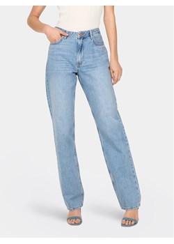 ONLY Jeansy Jaci 15296921 Niebieski Straight Fit ze sklepu MODIVO w kategorii Jeansy damskie - zdjęcie 182765202
