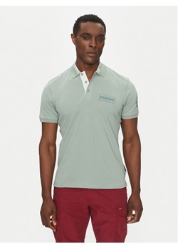 Napapijri Polo E-Amundsen NP0A4IN9 Zielony Regular Fit ze sklepu MODIVO w kategorii T-shirty męskie - zdjęcie 182765283