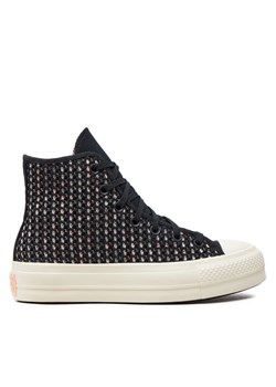 Converse Trampki Chuck Taylor All Star Lift Platform Crochet A09829C Czarny - id: 0000303742737 - marki Converse - 182765313 Converse Trampki Chuck Taylor All Star Lift Platform Crochet A09829C Czarny ze sklepu MODIVO w kategorii Trampki damskie - zdjęcie 182765313
