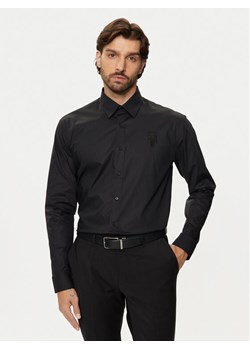KARL LAGERFELD Koszula 605951 544600 Czarny Regular Fit ze sklepu MODIVO w kategorii Koszule męskie - zdjęcie 182765383