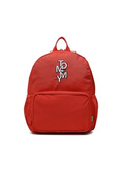 Tommy Hilfiger Plecak Tommy Logo Backpack AU0AU01551 Czerwony ze sklepu MODIVO w kategorii Plecaki dla dzieci - zdjęcie 182765384