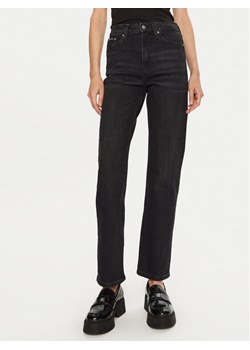 Calvin Klein Jeans Jeansy J20J224895 Czarny Straight Fit ze sklepu MODIVO w kategorii Jeansy damskie - zdjęcie 182765401