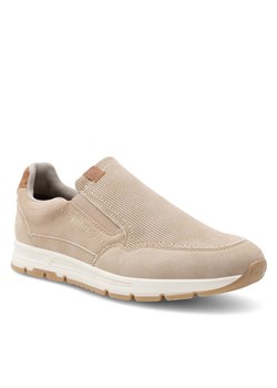 Mustang Sneakersy 4195-401 Beżowy ze sklepu MODIVO w kategorii Półbuty męskie - zdjęcie 182765443