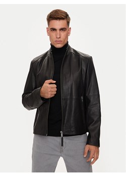 Hugo Kurtka skórzana Lokis-3 50516869 Czarny Slim Fit - id: 0000304024238 - marki Hugo Boss - 182765460 Hugo Kurtka skórzana Lokis-3 50516869 Czarny Slim Fit ze sklepu MODIVO w kategorii Kurtki męskie - zdjęcie 182765460