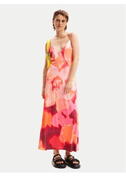 Desigual Sukienka letnia Nerea 24SWVK19 Różowy Regular Fit ze sklepu MODIVO w kategorii Sukienki - zdjęcie 182765461