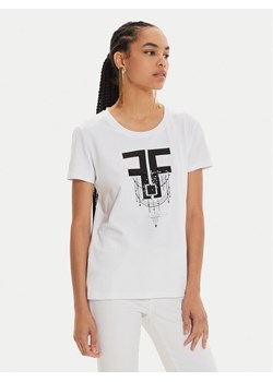 Fracomina T-Shirt FR24WT3004J401R9 Biały Regular Fit ze sklepu MODIVO w kategorii Bluzki damskie - zdjęcie 182765491