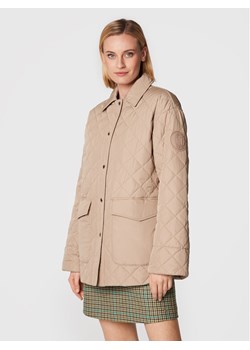 Tommy Hilfiger Kurtka przejściowa Quilted WW0WW35552 Beżowy Relaxed Fit - id: 0000300628027 - marki Tommy Hilfiger - 182765523 Tommy Hilfiger Kurtka przejściowa Quilted WW0WW35552 Beżowy Relaxed Fit ze sklepu MODIVO w kategorii Kurtki damskie - zdjęcie 182765523