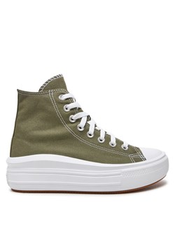 Converse Trampki Chuck Taylor All Star Move Platform A08295C Zielony ze sklepu MODIVO w kategorii Trampki damskie - zdjęcie 182765533