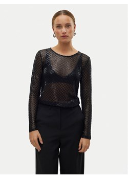 Vero Moda Bluzka Safina 10317016 Czarny Regular Fit ze sklepu MODIVO w kategorii Bluzki damskie - zdjęcie 182765651