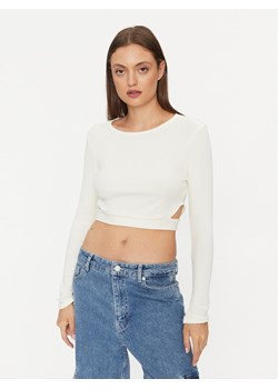 ONLY Bluzka 15293922 Biały Slim Fit ze sklepu MODIVO w kategorii Bluzki damskie - zdjęcie 182765681