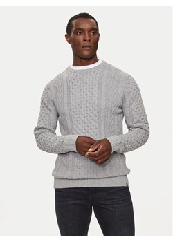 INDICODE Sweter Belinski 35-380 Szary Regular Fit ze sklepu MODIVO w kategorii Swetry męskie - zdjęcie 182765741