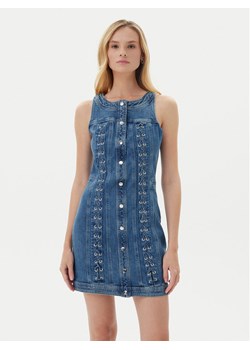 Guess Sukienka 175261 Niebieski Classic Fit ze sklepu MODIVO w kategorii Sukienki - zdjęcie 182765960