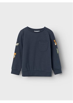 NAME IT Bluza 13221486 Granatowy Regular Fit ze sklepu MODIVO w kategorii Bluzy chłopięce - zdjęcie 182766050
