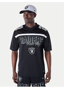 New Era T-Shirt NFL Las Vegas Raiders Mesh Graphic Jersey 60596386 Czarny Regular Fit ze sklepu MODIVO w kategorii T-shirty męskie - zdjęcie 182766052
