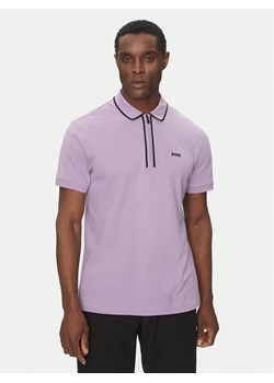 BOSS Polo Philix Tape 50537489 Różowy Regular Fit ze sklepu MODIVO w kategorii T-shirty męskie - zdjęcie 182766080