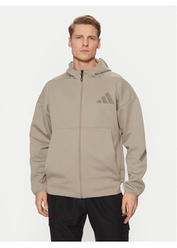 adidas Bluza Z.N.E. JC5495 Beżowy Regular Fit ze sklepu MODIVO w kategorii Bluzy męskie - zdjęcie 182766081