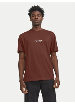 Jack&Jones T-Shirt Vesterbro 12240121 Brązowy Relaxed Fit ze sklepu MODIVO w kategorii T-shirty męskie - zdjęcie 182766141