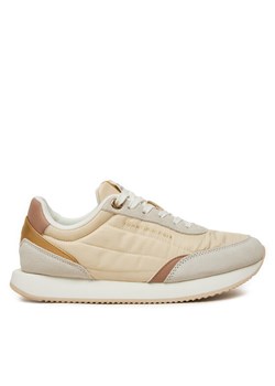 Tommy Hilfiger Sneakersy Essential Runner FW0FW08332 Écru ze sklepu MODIVO w kategorii Buty sportowe damskie - zdjęcie 182766144