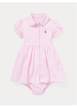 Polo Ralph Lauren Sukienka letnia 310734896001 Różowy Regular Fit ze sklepu MODIVO w kategorii Sukienki niemowlęce - zdjęcie 182766214