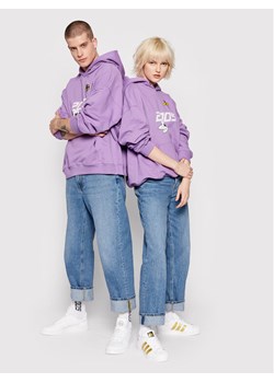 2005 Bluza Unisex Garden Fioletowy Relaxed Fit ze sklepu MODIVO w kategorii Bluzy męskie - zdjęcie 182766250