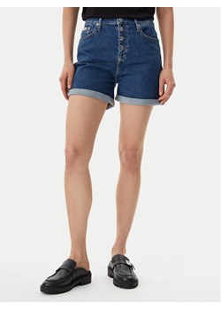 Calvin Klein Jeans Szorty jeansowe J20J225512 Granatowy Mom Fit ze sklepu MODIVO w kategorii Szorty - zdjęcie 182766270