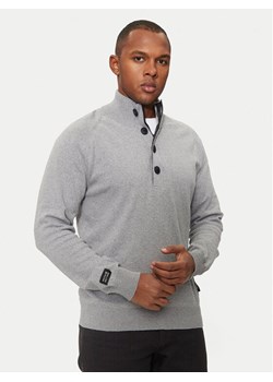 INDICODE Sweter Khalip 35-772 Szary Regular Fit ze sklepu MODIVO w kategorii Swetry męskie - zdjęcie 182766283