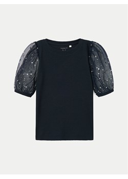 NAME IT Bluzka 13236047 Granatowy Slim Fit ze sklepu MODIVO w kategorii Bluzki dziewczęce - zdjęcie 182766571