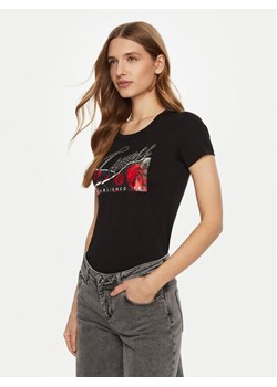 Guess T-Shirt W5RI03 J1314 Czarny Regular Fit ze sklepu MODIVO w kategorii Bluzki damskie - zdjęcie 182766580