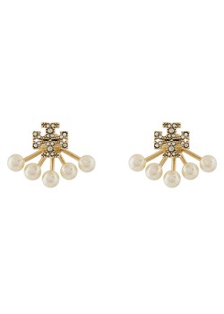 Tory Burch Kolczyki Kira Pearl Front 163695 Złoty ze sklepu MODIVO w kategorii Kolczyki - zdjęcie 182766733
