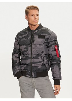 Alpha Industries Kurtka bomber 138116C Czarny Regular Fit ze sklepu MODIVO w kategorii Kurtki męskie - zdjęcie 182766804