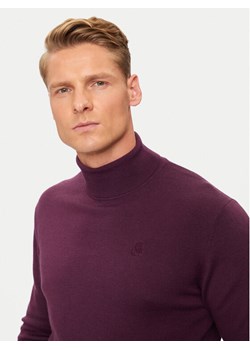 KARL LAGERFELD Golf 655058 544399 Fioletowy Regular Fit ze sklepu MODIVO w kategorii Swetry męskie - zdjęcie 182766854