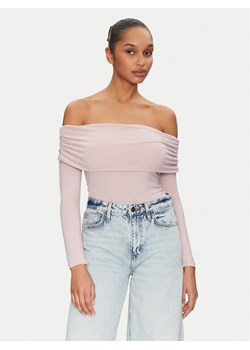 ONLY Bluzka Glamour 15339759 Różowy Slim Fit ze sklepu MODIVO w kategorii Bluzki damskie - zdjęcie 182766883