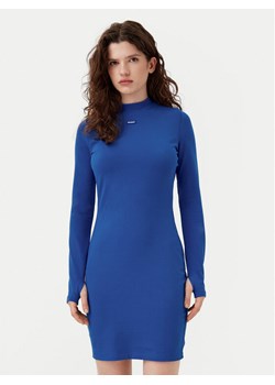 HUGO Sukienka codzienna Nilla 50531138 Niebieski Slim Fit ze sklepu MODIVO w kategorii Sukienki - zdjęcie 182766953